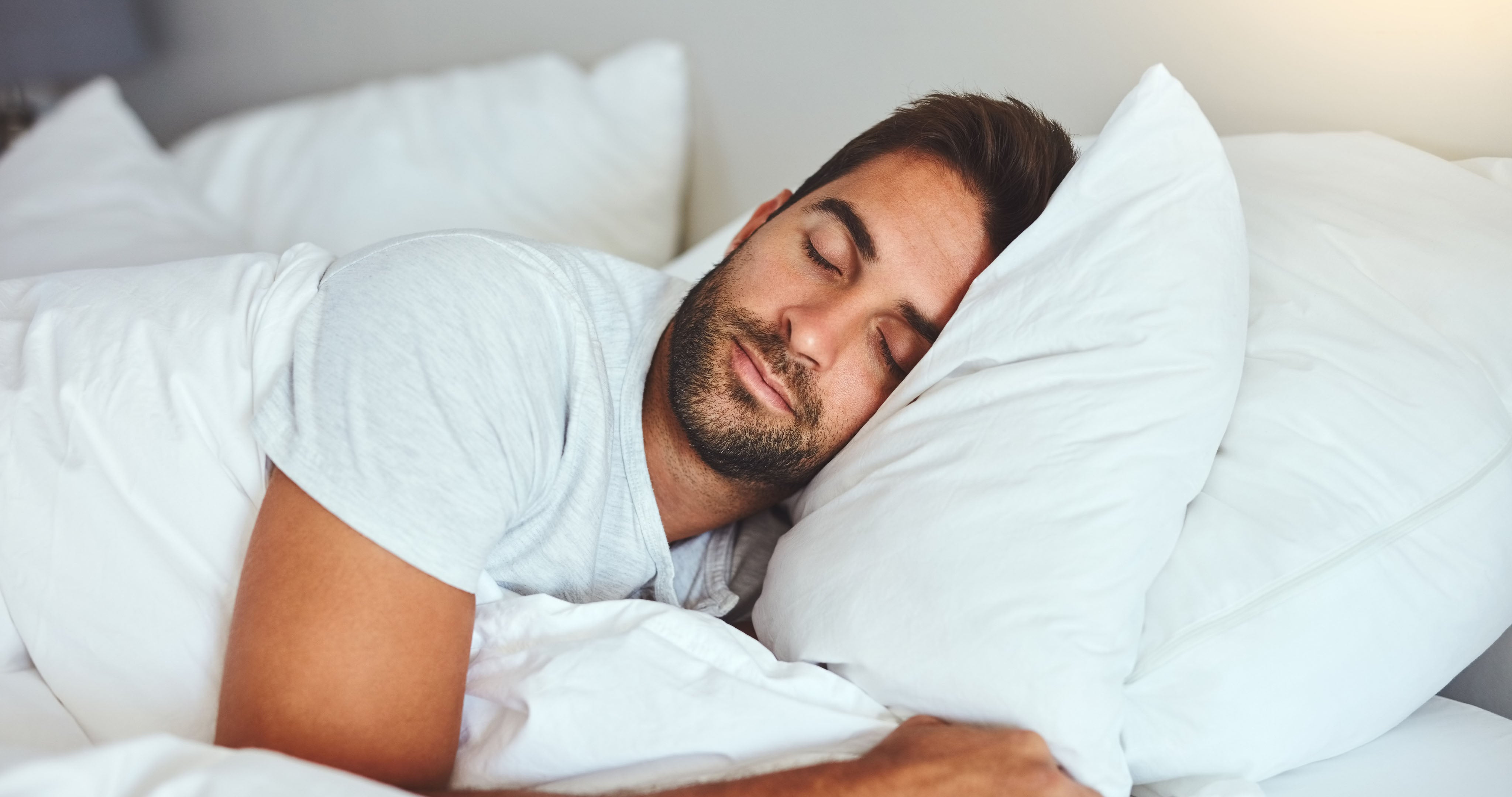 sleeping man